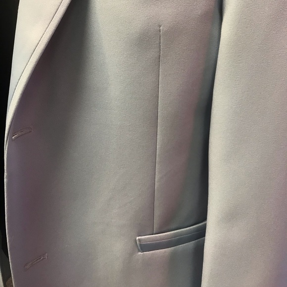 Retro Andrew Fezza Retro Lt. Blue Tuxedo Jacket. - Picture 3 of 5